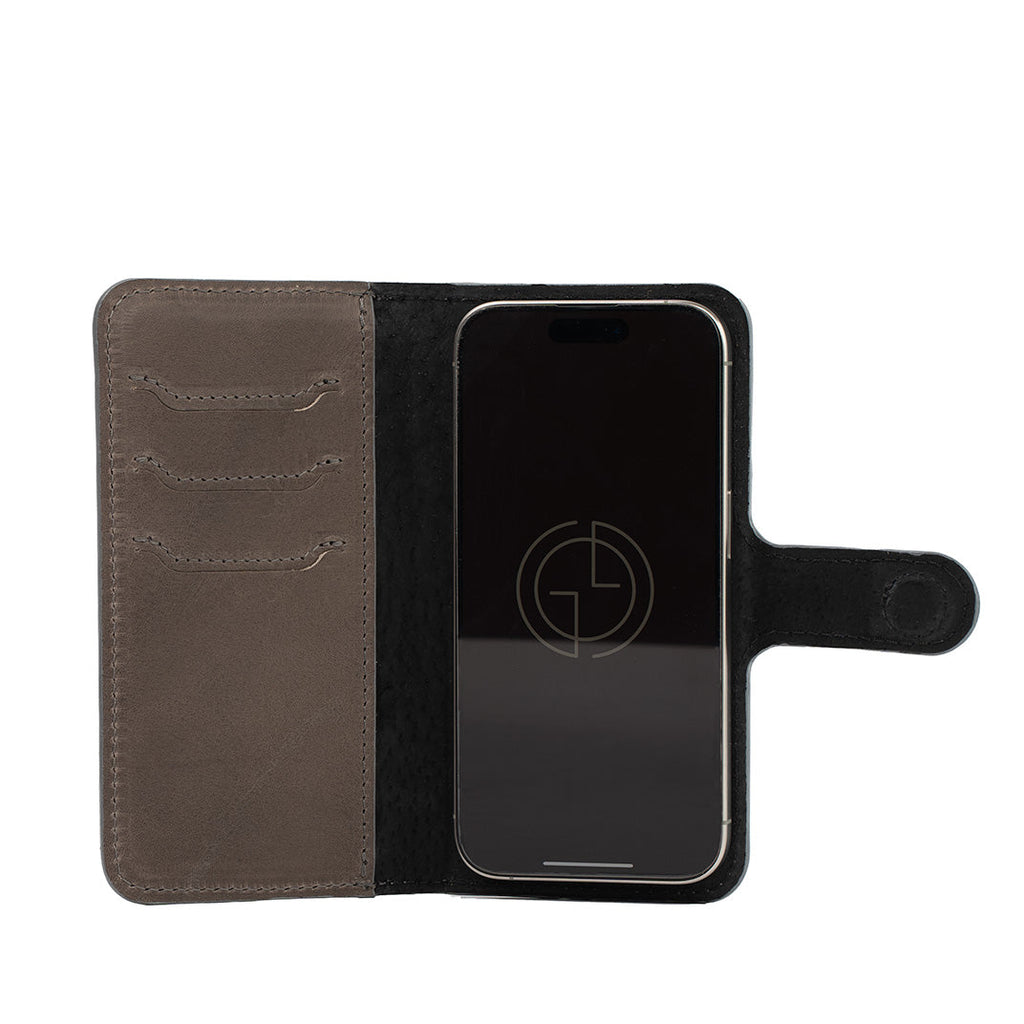Leather Folio Case Wallet for iPhone 16 Series with MagSafe - Classic 4.0