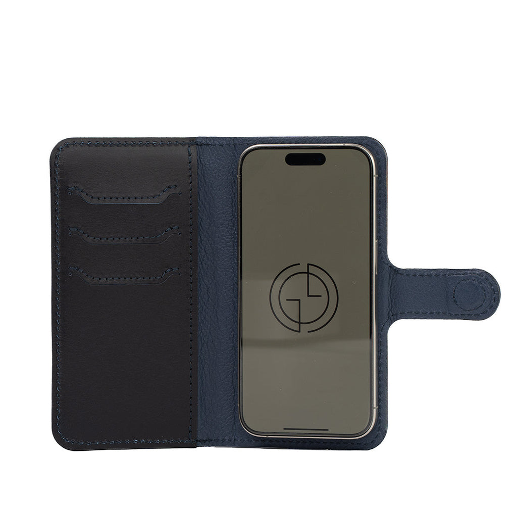 Leather Folio Case Wallet for iPhone 16 Series with MagSafe - Classic 4.0