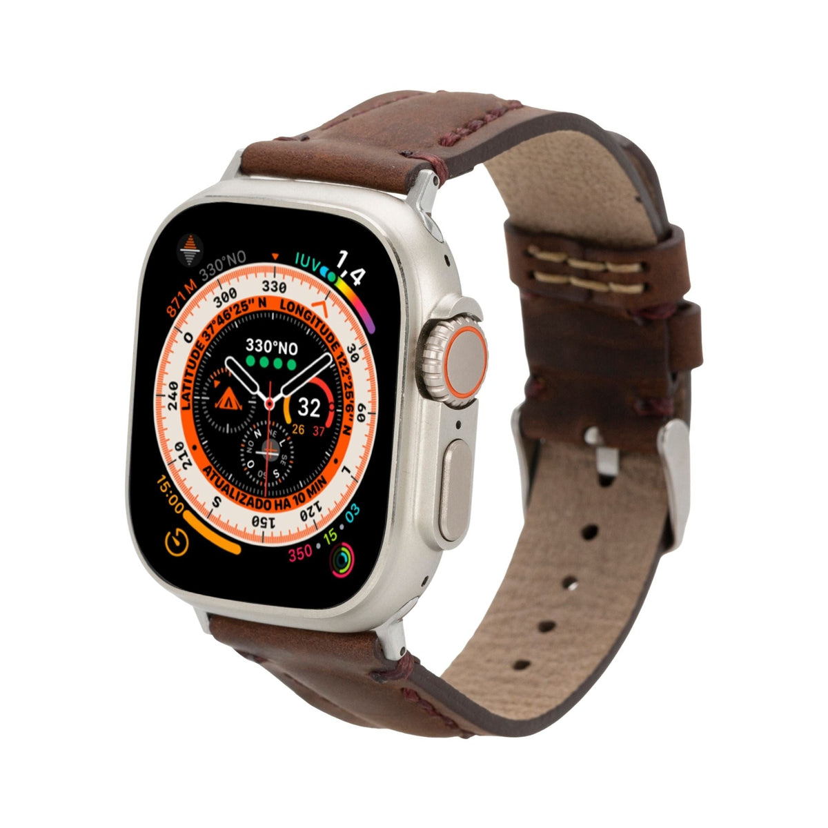 Jeffrey Leather Bands for Apple Watch 9, Ultra 2 & SE