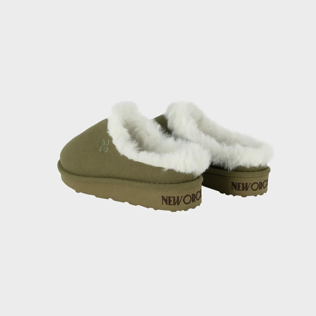 Classic Vegan Slippers Khaki (Unisex)