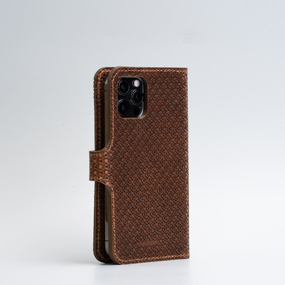 Full-Grain Leather Folio Case Wallet for iPhone 15 Series with MagSafe - Classic 4.0