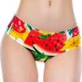 Memème Women’s Ultra-Comfortable SUMMER FRUITS - Watermelon Ice Cream - Panties | Breathable Cotton Crotch, Stretchy Fit