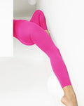 Microfiber Footless Tights 80 Denier - Neon Pink