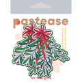 5-Pack: Christmas Winter Mistletoe with Red Bow Kissing Nipple Pasties by Pastease®