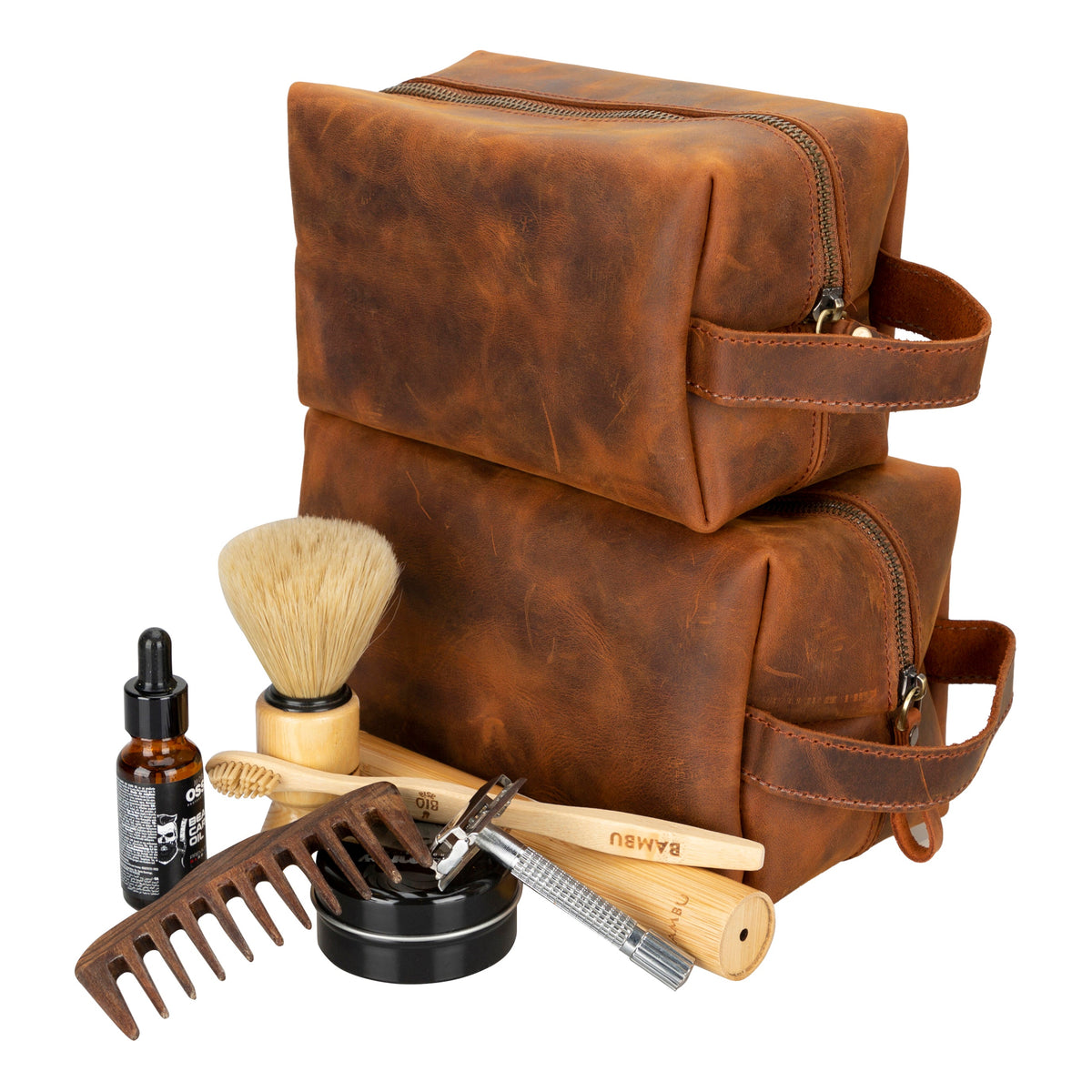 Eve Leather Dopp Kit, Medium