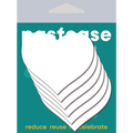 5-Pack: Refills Heart: Three Pair Double Stick Shapes per Set
