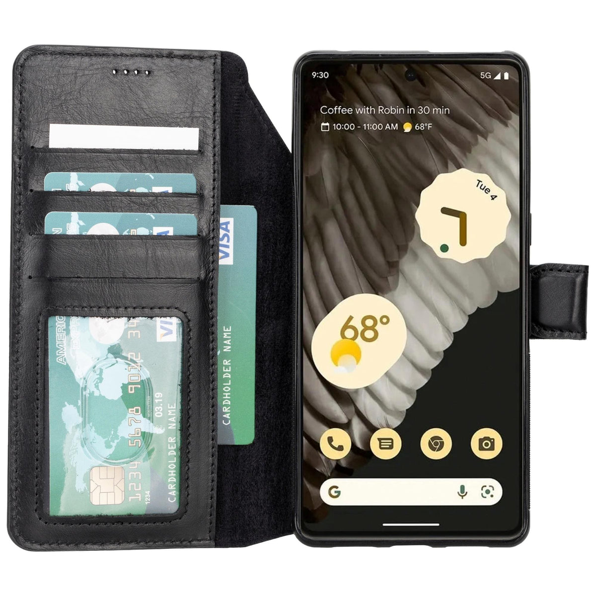 Sheridan Detachable Leather Google Pixel 8 Pro Wallet Case