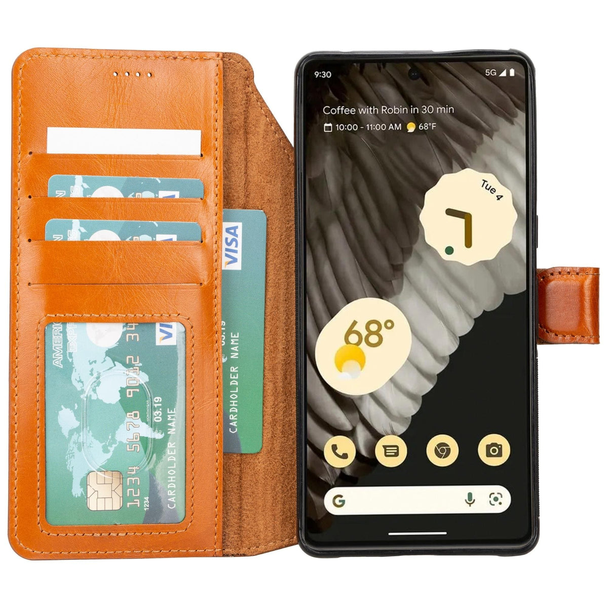 Sheridan Detachable Leather Google Pixel 8 Wallet Case