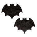 5-Pack: Vamp: Liquid Black Bat Nipple Pasties by Pastease® o/s