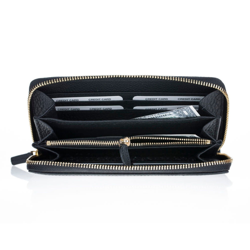 Westminster Handmade Full-Grain Leather Zippered Ladies Handbag